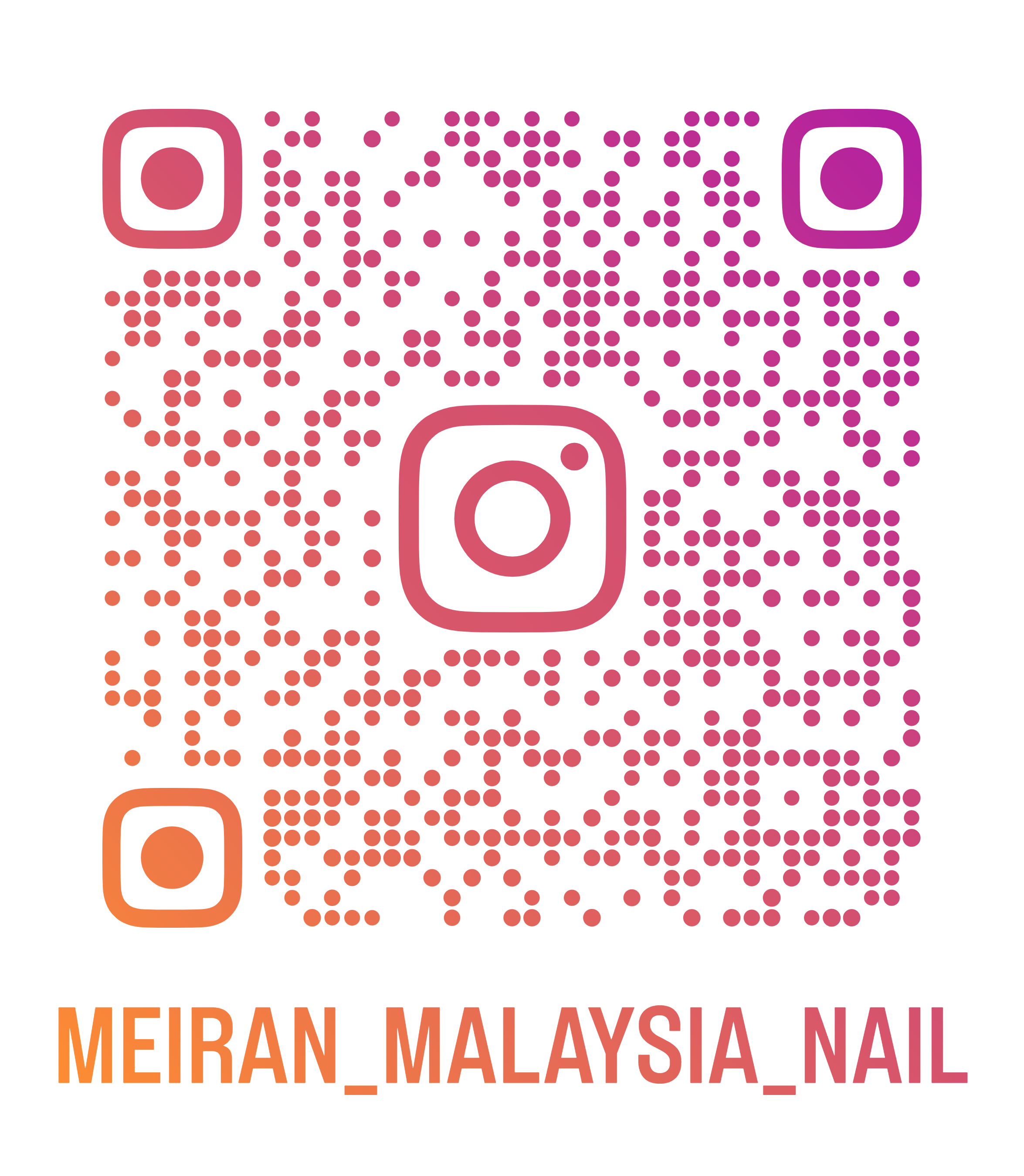 Instagram QR @meiran_malaysia_nail